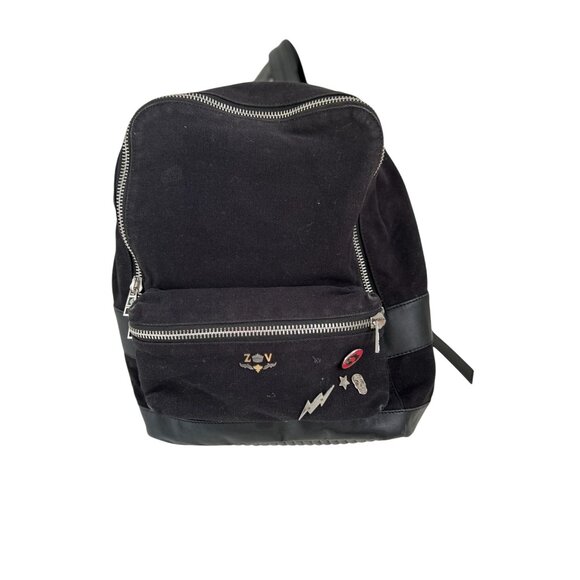 Zadig & Voltaire Arizona Canvas & Leather Backpack - Picture 3 of 15